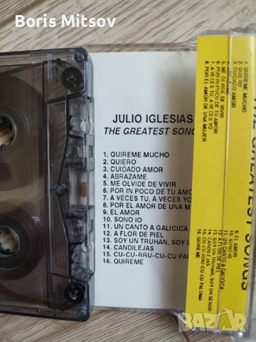 Julio Iglesias - best hits касета*, снимка 2 - Аудио касети - 54194163