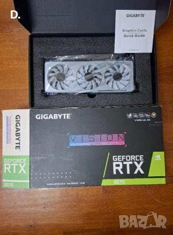 Продавам Gigabyte RTX 3070 Vision OC