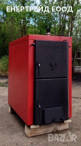 Чугунен котел на твърдо гориво Виадрус/Viadrus U22 7D, 40 kW , снимка 4 - Отоплителни печки - 54781686