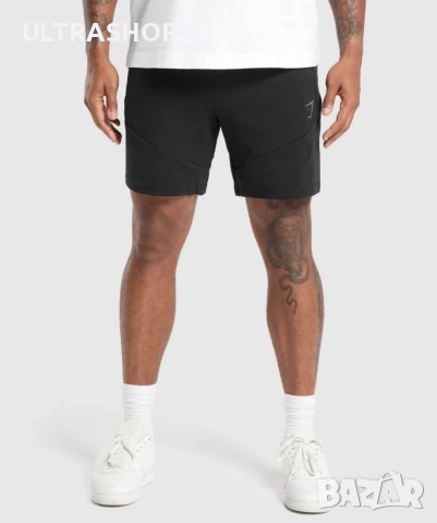НОВИ Gymshark M size slim fit мъжки къси Tech панталони, снимка 8 - Къси панталони - 54840702