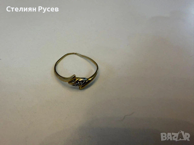 0.76 грама 8к / 0.43гр 14к златен женски дамски пръстен / злато / GOLD 8 карата пръстен   84 евро за, снимка 2 - Пръстени - 54991273
