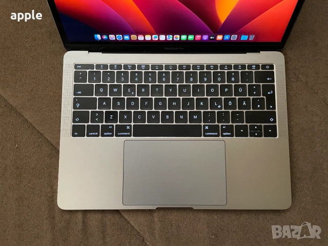 13" Core i5 MacBook Pro A1708 /Mid-2017/-i5/8GB RAM/128GB SSD, снимка 2 - Лаптопи за дома - 54807649