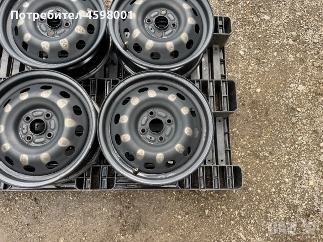 4бр.Оригинални джанти 15цола 4x100 за Toyota Yaris,Suzuki,Mazda,Kia,Hyundai, снимка 4 - Гуми и джанти - 54898483