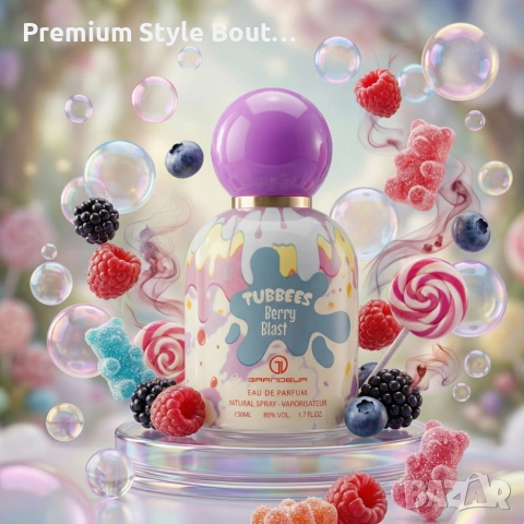 Детски парфюм Tubbees Berry Blast 50 мл – сладък гурме аромат с горски плодове и ванилия, снимка 7 - Дамски парфюми - 54122890