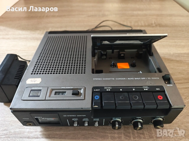 Стерео касетофон SONY TC-520CS, снимка 3 - Радиокасетофони, транзистори - 54540598