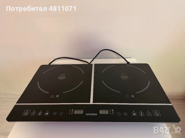 Двоен индукционен котлон Severin (DK 1031) 3400W, снимка 5 - Котлони - 54358561