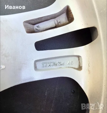 Джанти с гуми Honda 17 ки , снимка 4 - Гуми и джанти - 55477524