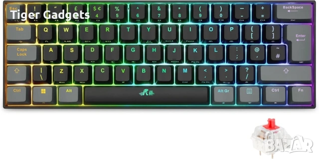 Rii RK802 Wireless Mechanical Keyboard – безжична механична gaming клавиатура с RGB и Red Switches