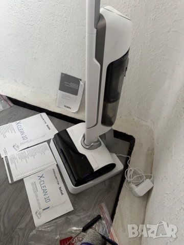 Безжична Прахосмукачка за Сухо и Мокро Почистване, Моп Rowenta X-Clean 10 GZ7540 180° Самопочистване, снимка 5 - Прахосмукачки - 55235553
