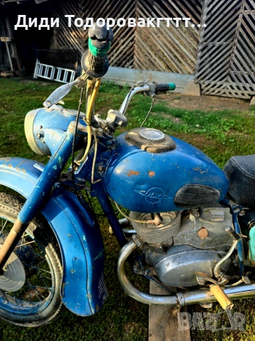 Продавам ретро мотор Jawa motorcycle Jawa – работещ, класика с история, снимка 7 - Мотоциклети и мототехника - 54952488