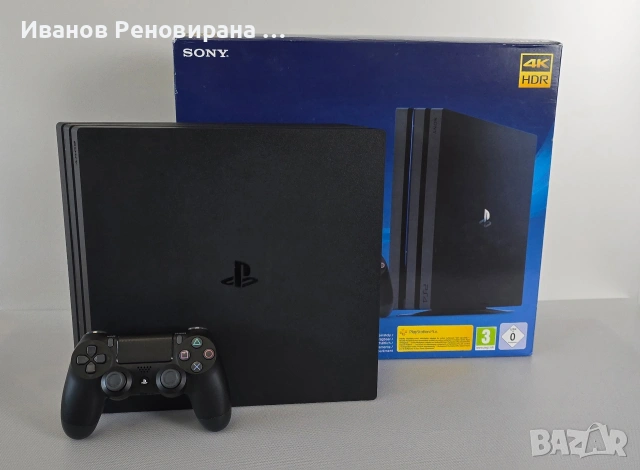 Реновирана конзола Sony Playstation 4 Pro 1TB, 1 джойстик, снимка 2 - PlayStation конзоли - 54455398