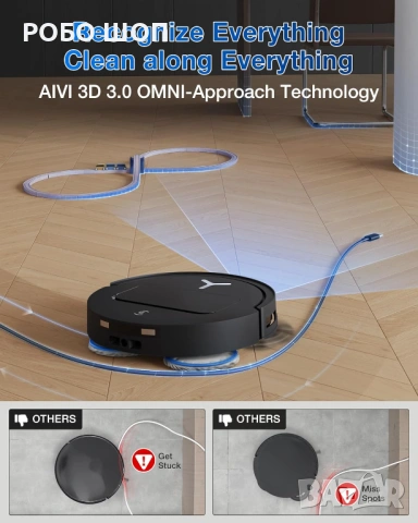 Прахосмукачка Робот ECOVACS DEEBOT T50 PRO OMNI GEN 2 15000Pa , снимка 9 - Прахосмукачки - 54540130