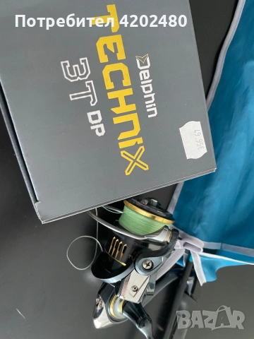 Спининг въдица Delphin Zandera и макара Delphin Technix 3000 размер, снимка 4 - Въдици - 54983226