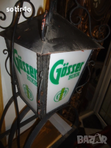 GÖSSER Бира, светещ фенер. , снимка 3 - Колекции - 55683018