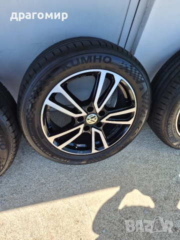 Джанти VW Alutec Germany 17 с гуми KUMHO на 1500км, снимка 4 - Гуми и джанти - 54291097