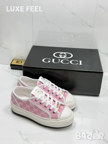 Gucci ⚜️Дамски Кецове , снимка 6 - Кецове - 55605929