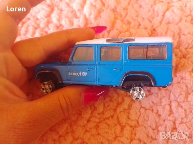 *Unicef*Количка метална джипка , снимка 6 - Коли, камиони, мотори, писти - 42925939