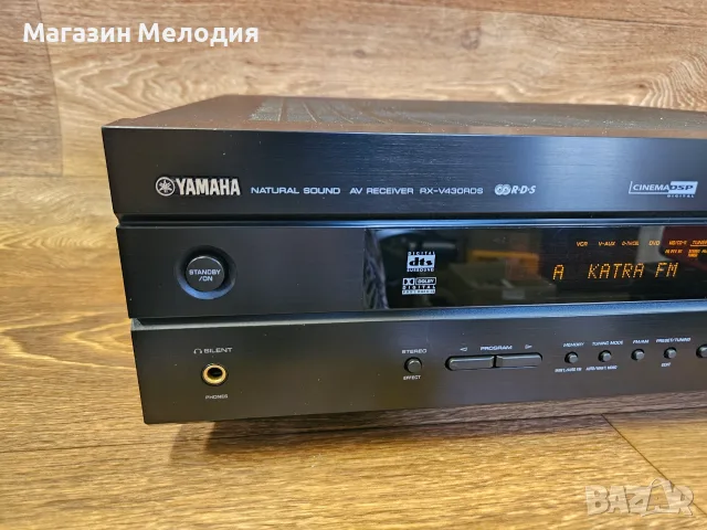 Ресивър Yamaha RX-V430RDS Natural Sound Мощен 5.1канален ресивър за домашно кино и стерео , снимка 6 - Ресийвъри, усилватели, смесителни пултове - 55346782
