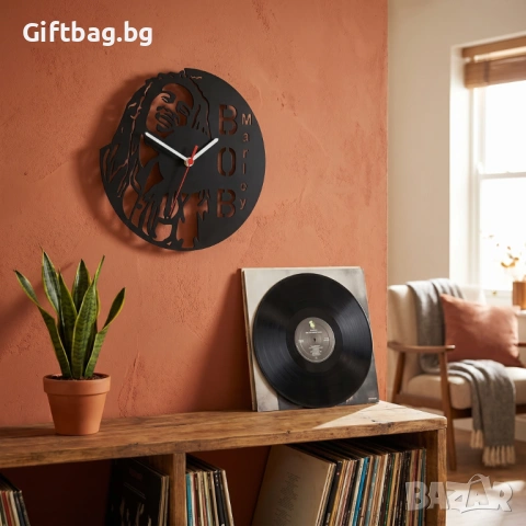 Стенен часовник „Bob Marley – One Love“, снимка 4 - Стенни часовници - 54316138