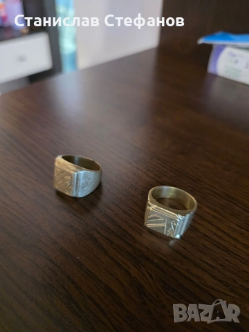 Мъжки масивни пръстени - 750 / 18K, снимка 3 - Пръстени - 54555575