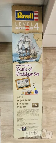 Revell ветроходен кораб комплект за сглобяване „Битката при Трафалгар“ (Battle of Trafalgar Set) , снимка 2 - Други - 55424996