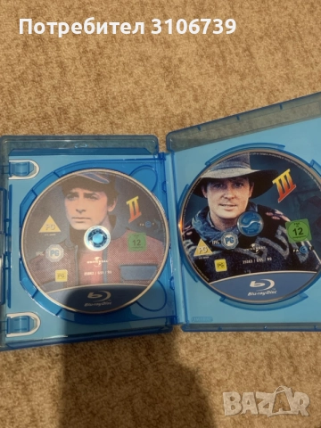 back to the future trilogy blu-ray/ завръщане в бъдещето трилогията блу рей, снимка 3 - Приключенски - 55281653