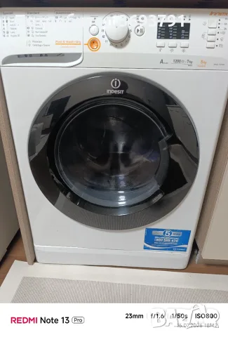 Пералня със сушилня Indesit, снимка 3 - Перални - 55376048