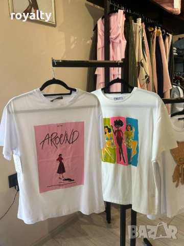 Нови Дамски Тениски Различни Цветове , снимка 2 - Тениски - 54096344