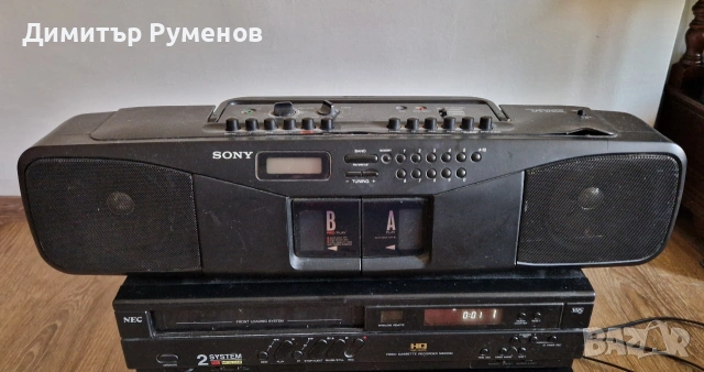 VHS плеъри, радиокасетофон Sony, снимка 5 - Радиокасетофони, транзистори - 55091535