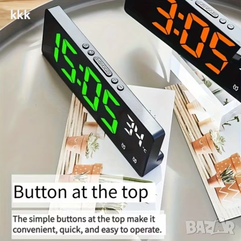 Дигитален LED будилник, снимка 3 - Други - 54249921