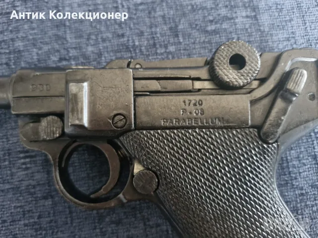 Пистолет. Luger Parabellum P08, Реплика, снимка 3 - Антикварни и старинни предмети - 55680011