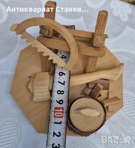 Ръчно изработена скандинавска дървена композиция , снимка 11 - Декорация за дома - 55203142