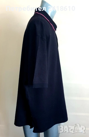 Hugo Boss H - Paras Pique Cotton 3/4 Zip Mens Size 4XL - 5XL НОВО! ОРИГИНАЛНА Тениска!, снимка 3 - Тениски - 54836789