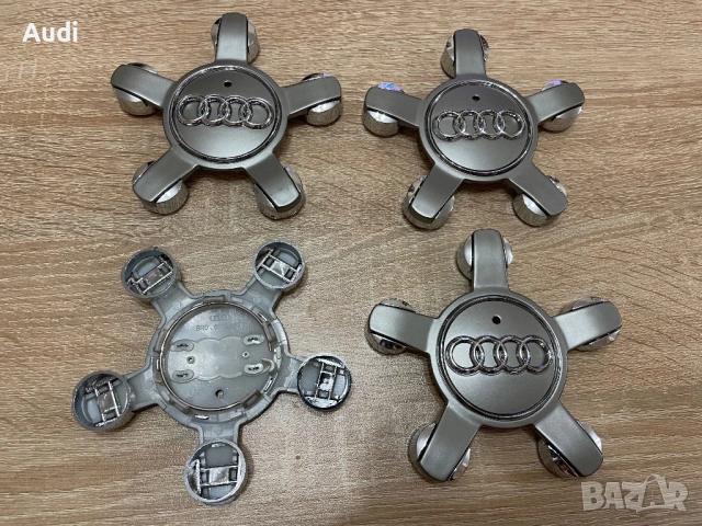 Капачки за джанти Audi  60 61 68 69 77мм звезда 135мм 4B0601170 8D0601170 4B0601170A, снимка 6 - Аксесоари и консумативи - 54173743