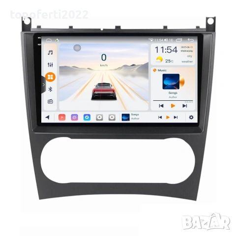 Мултимедия за Mercedes C-Class W203 CLC W203 CLK W209 G-Class W463 (2005-2010) Навигация CarPlay , снимка 2 - Аксесоари и консумативи - 55026678