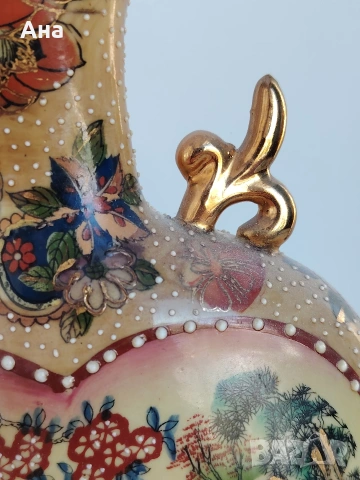 Стара китайска ваза порцелан, снимка 8 - Вази - 54985694