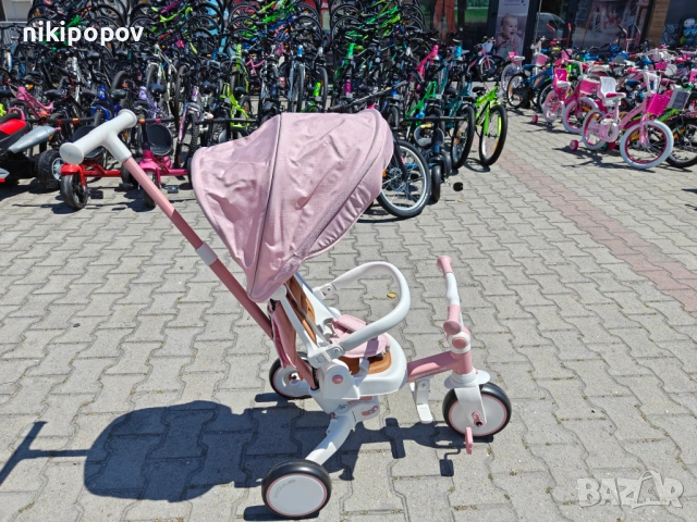 BYOX Детска триколка COMPACTO 4в1 розов