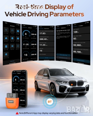 FAHREN OBD2 скенер, инструмент за автомобилна диагностика - Bluetooth безжичен OBD2 , снимка 6 - Аксесоари и консумативи - 54504952