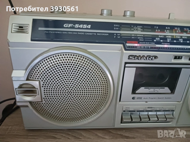 Радиокасетофон sharp GF 5454 Z, снимка 2 - Радиокасетофони, транзистори - 54930224