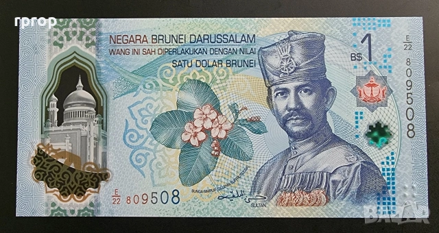 Бруней.
1 рингит.
2024 година. Най новата серия.
UNC.