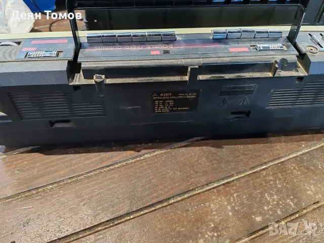 Aleste CR-1508, произведен около 1990, снимка 2 - Радиокасетофони, транзистори - 55390700