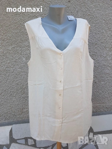 3XL/4XL  Нов топ/риза   Kiabi , снимка 2 - Туники - 55269881