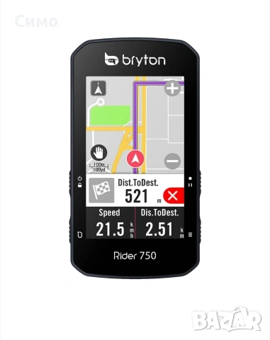 Вело компютър Bryton Rider 750 SE GPS
