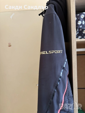 Дамско черно ски яке Dielsport.  L размер., снимка 4 - Зимни спортове - 55152573