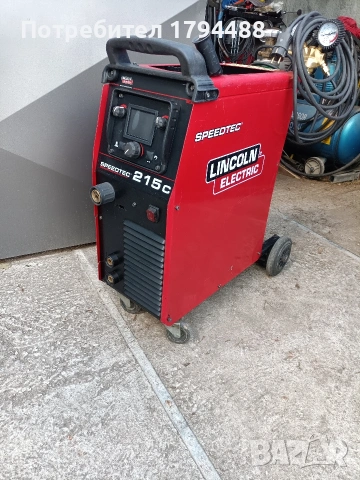 Комбиниран заваръчен апарат Lincoln speedtec 215 c Mig mag,телоподаващо,MMA,Tig 