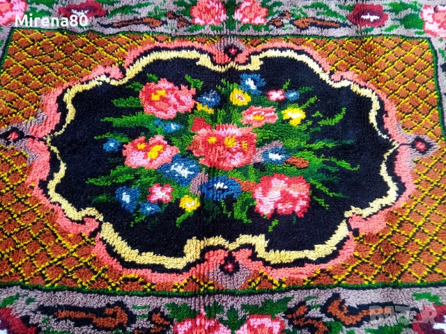 Китеник * Рози в градина * - 205/135 - нов ! , снимка 2 - Покривки за легло - 54858062