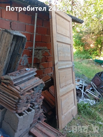 Продавам 2броя дървени врата-45евро, снимка 8 - Интериорни врати - 30171291