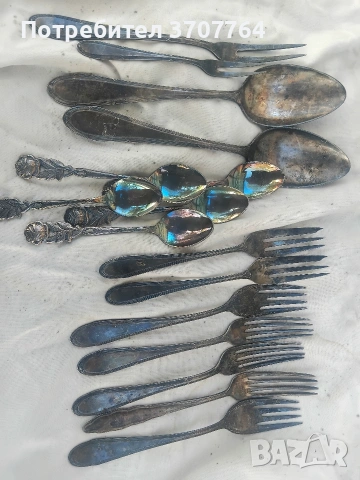 продавам посребни прибори за хранене