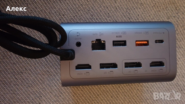 Hub USB докинг станция Baseus Spacemate Series 11-в-1, снимка 2 - Лаптоп аксесоари - 54001897
