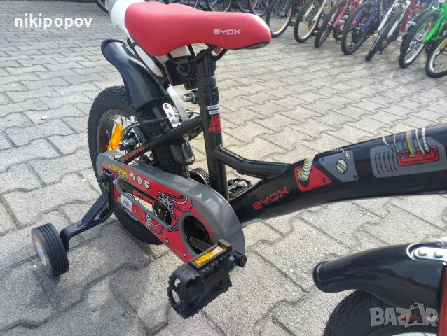 X Детски велосипед 14" ROBO черен, снимка 4 - Велосипеди - 54395057